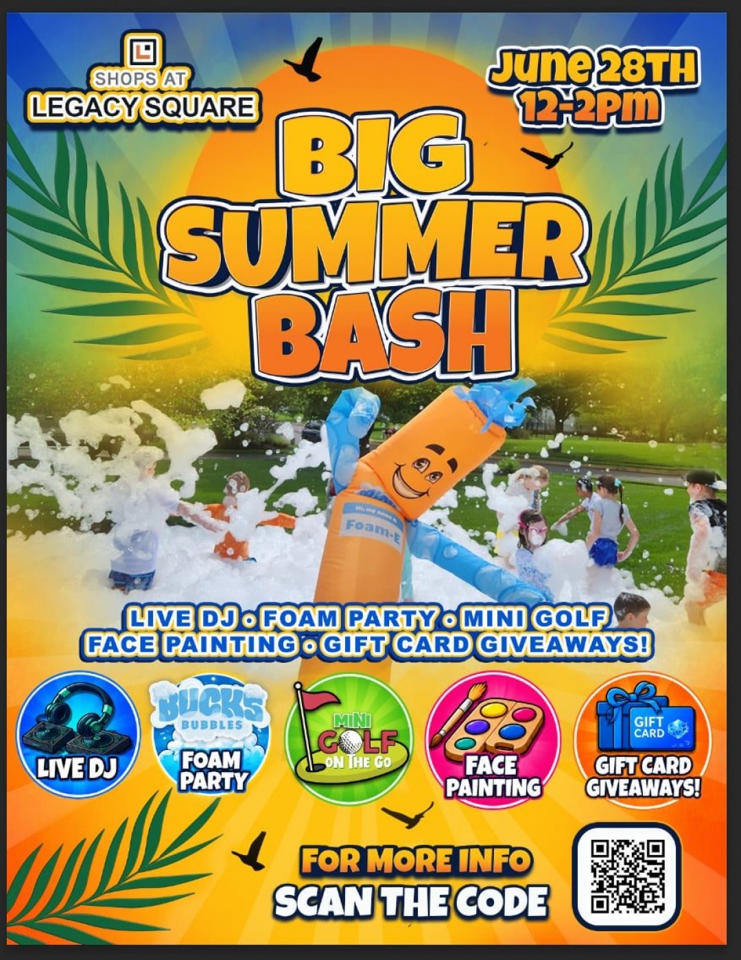 Big Summer Bash at Legacy Square in Linden, NJ